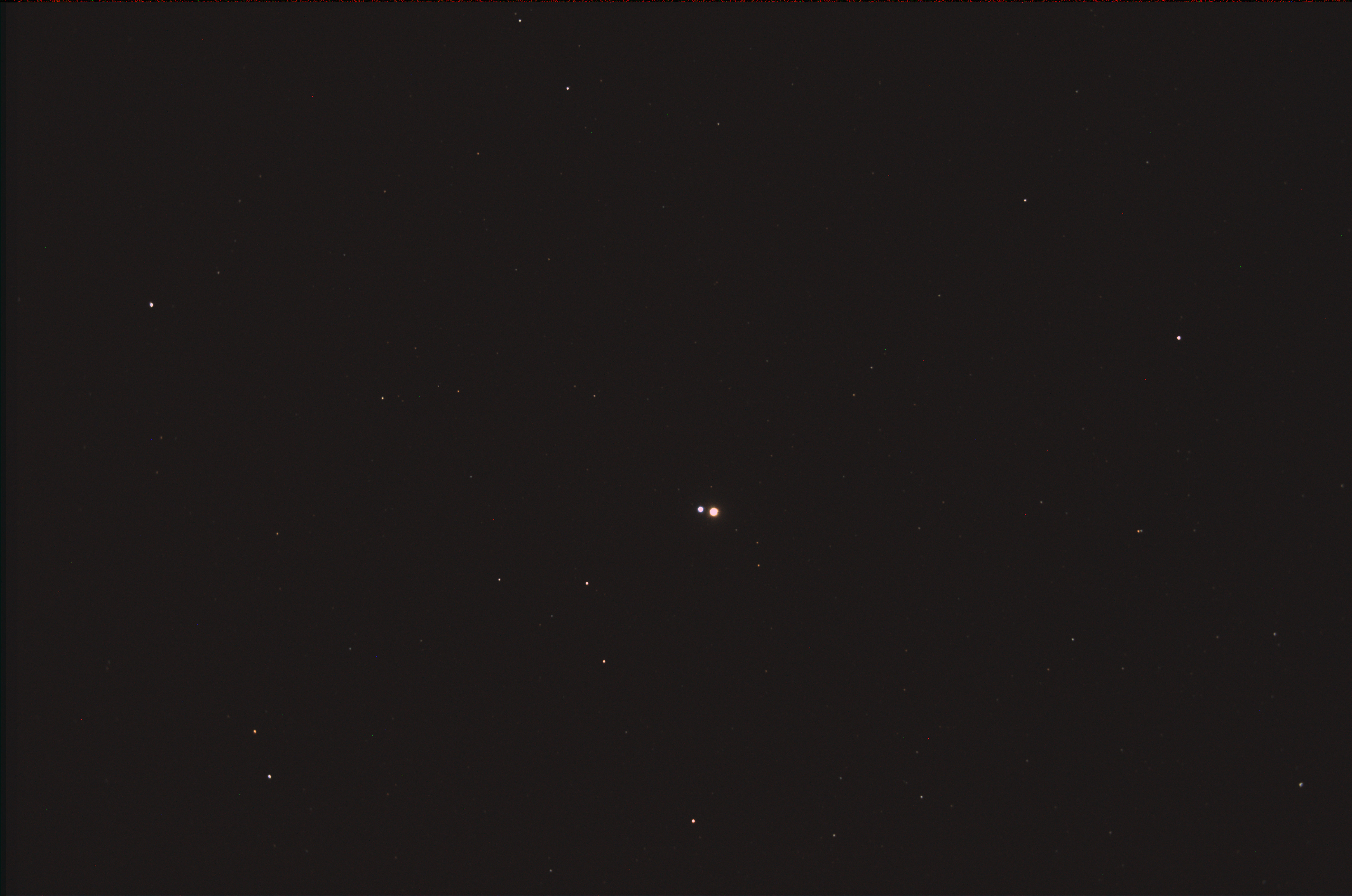 Doppelstern Albireo im Sternbild Schwan